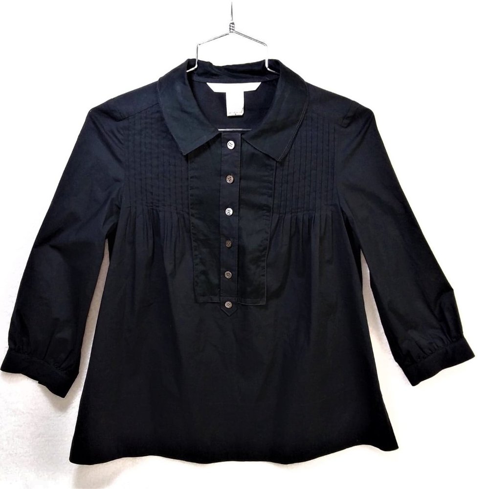 Diane von Furstenberg Black Blouse  0